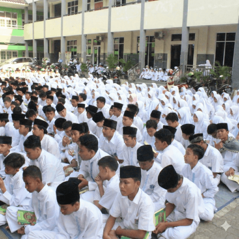 Laboratorium komputer modern di Madrasah Tsanawiyah Miftahul Umam